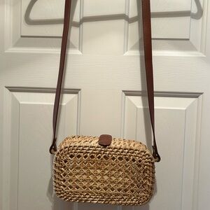 JCrew Factory Woven Crossbody Bag